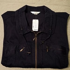 CJ Banks Navy Vest
